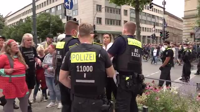 Berlin, August 1, 2021: Massive Lockdown Protests Despite Lockdown Protest Ban