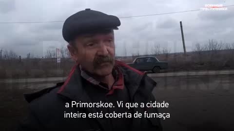 Militares ucranianos 'explodem tudo' ao recuar, diz gestor de vilarejo