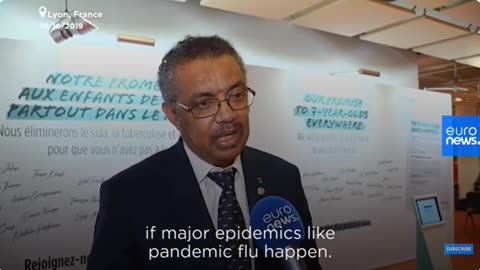 Tedros Made a Pandemic Warning in 2019