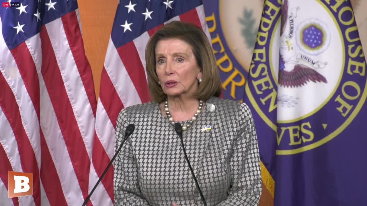 LIVE: Nancy Pelosi holding news conference…