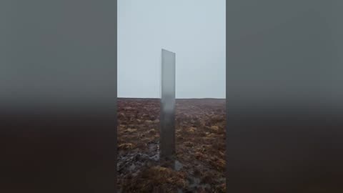 10-foot mysterious metal monolith appears on remote hill, baffling locals