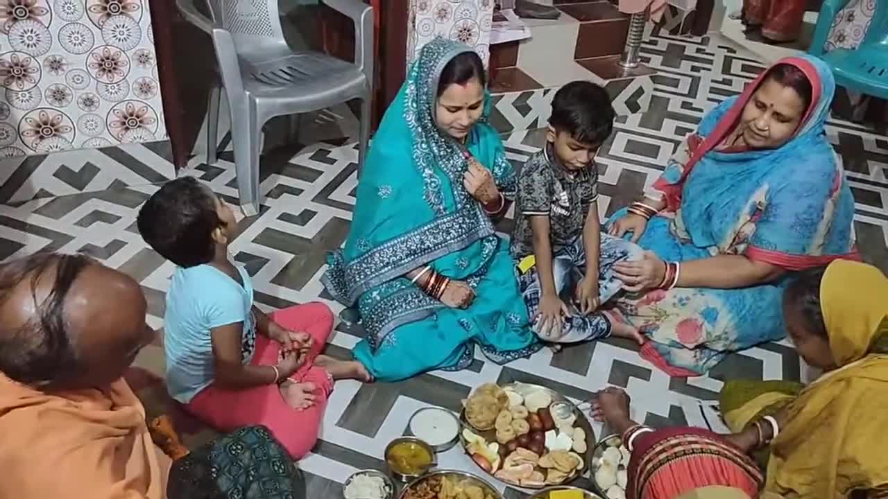 My Wife Sadakhia , Indian Puja ,