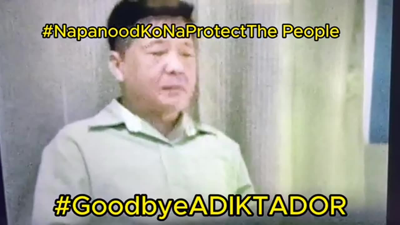 GOODBYE ADIKTADOR PHILIPPINES P BONGBONG MARCOS