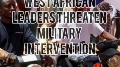 Niger coup: West African leaders threaten military intervention