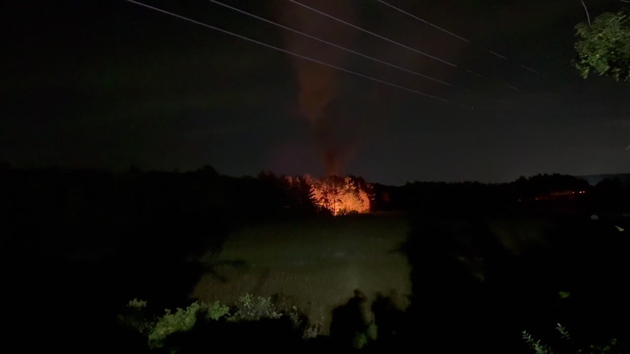 2-Story Homeless Shack Burns Along Concord Railroad Tracks