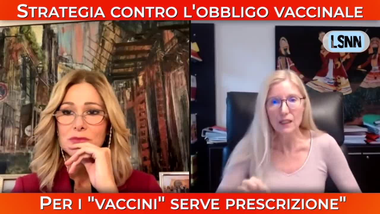 I VACCINI VANNO PRESCRITTI a dirlo è: l'avvocato Renate Holzeisen