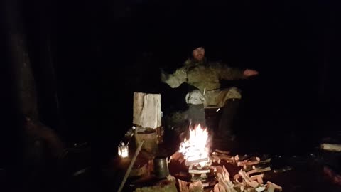 Campfire shootout on new years day 2020