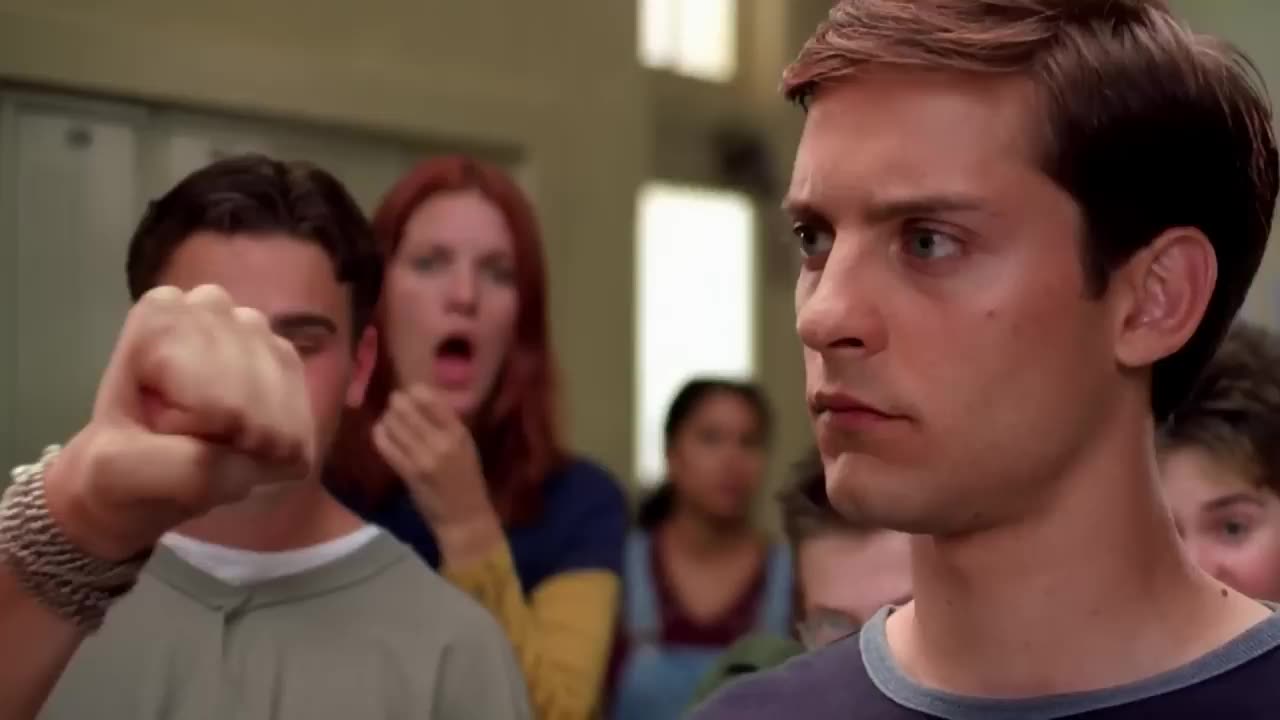 Peter Parker vs Flash - School Fight Scene - Spider-Man (2002) Movie CLIP HD