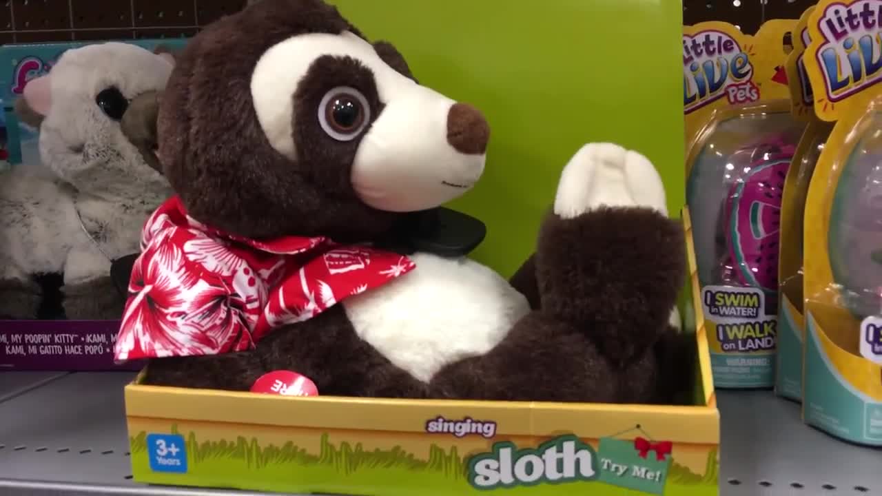 Singing Sloth Toy