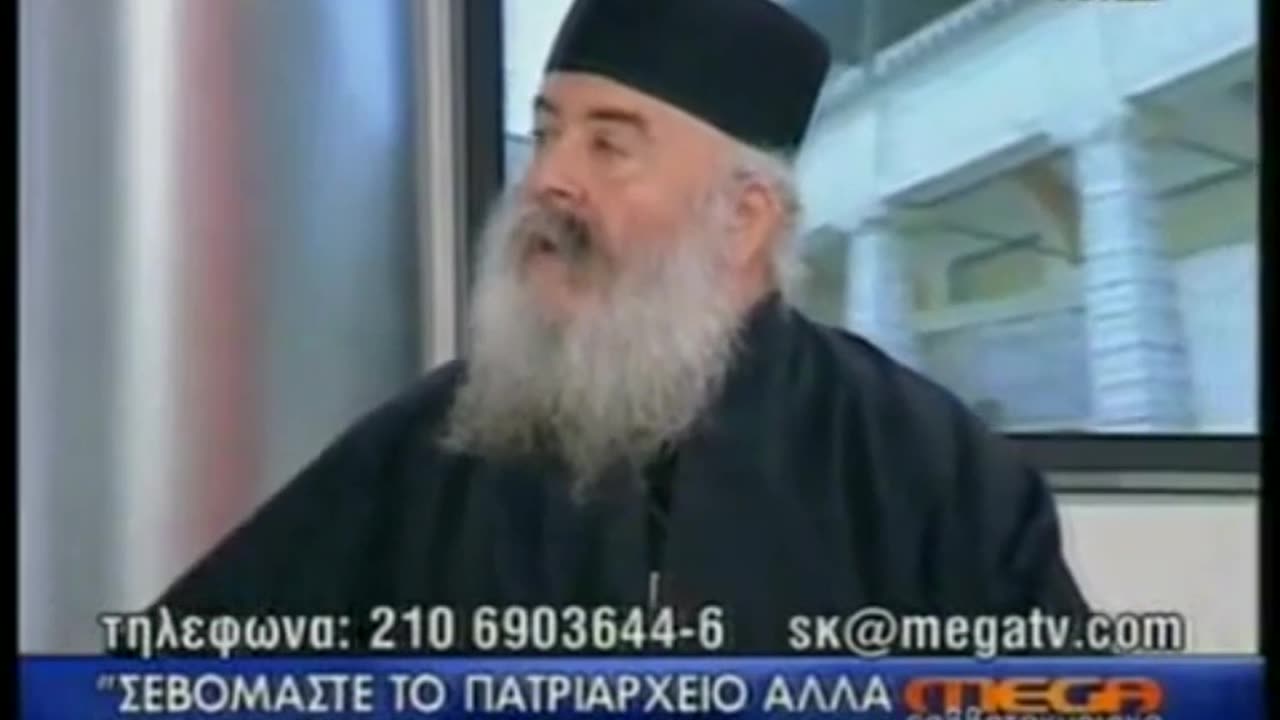 Ο μαϊμού γέροντας Μεθόδιος της Εσφιγμένου λέει ψέματα .