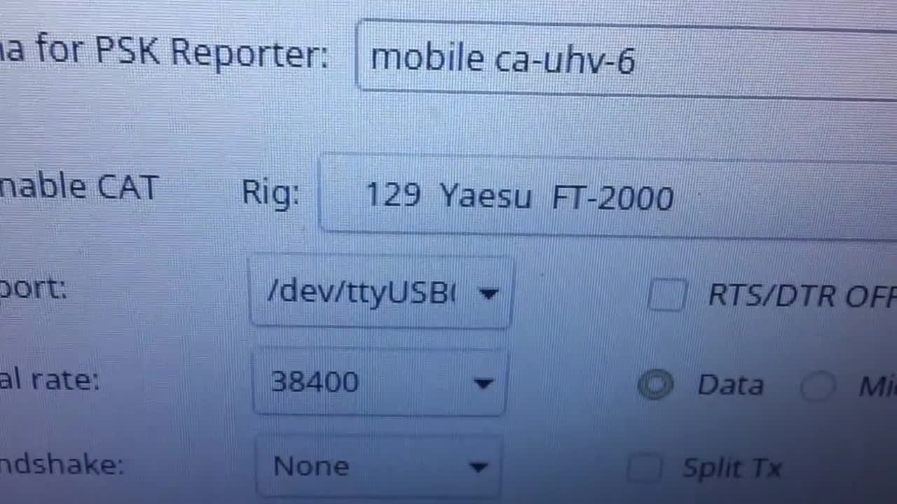 my yaesu ft991 settings for digital