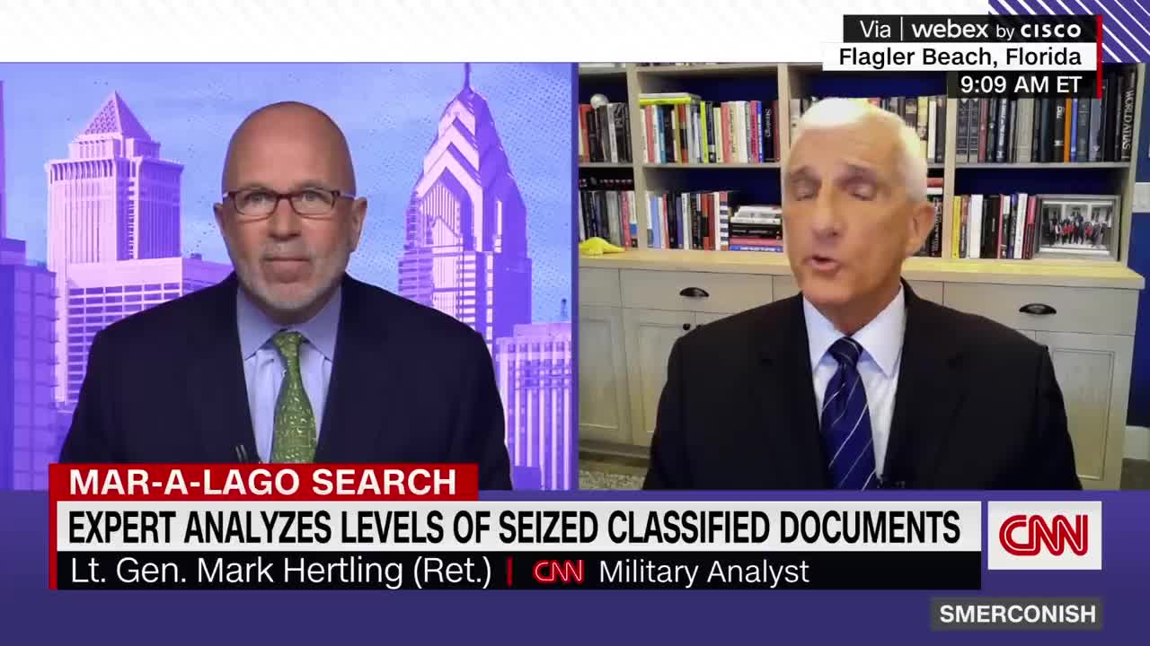 Expert analyzes levels of classified documents seized at Trump's home