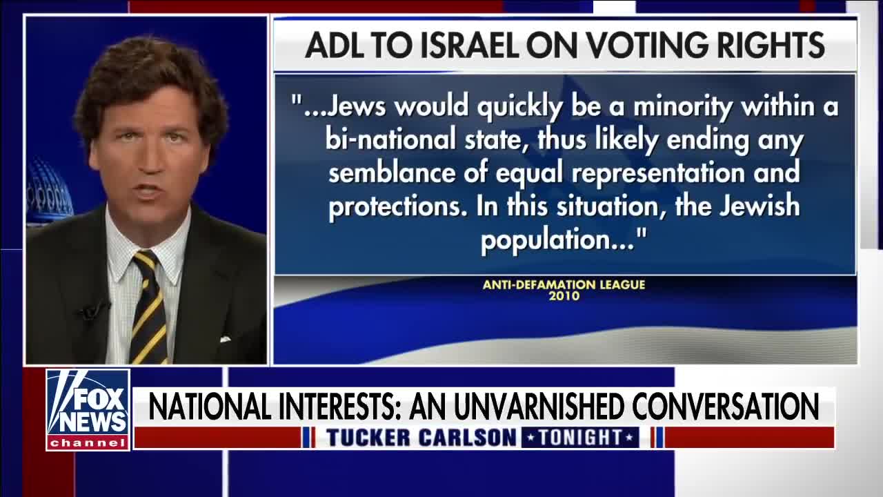 TUCKER SHREDS ADL IN FIERY RESPONSE TO CRITICS OF 'REPLACEMENT' REMARKS