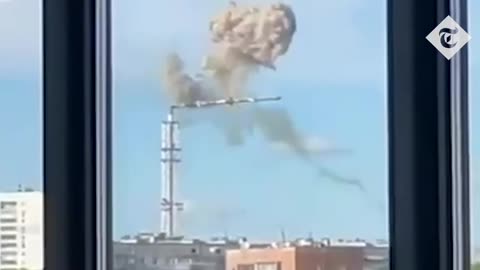 Russian rockets destroy Kharkiv television tower