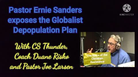 Pastor Sanders discusses the Bill Gates depopulation agenda