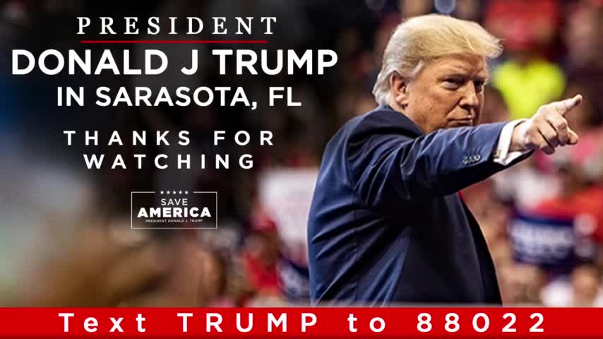 Donald Trump: Sarasota, Florida Rally 07-03-21 "Dems hate America."