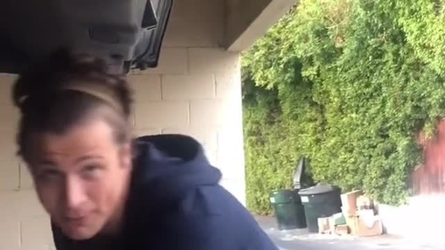 TV character being shot