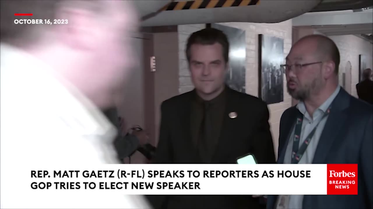 BREAKING NEWS- Matt Gaetz Says Jim Jordan Is 'The Right Man For The Job' Of Speaker