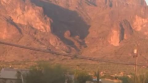 Cougar shadow superstition mountains