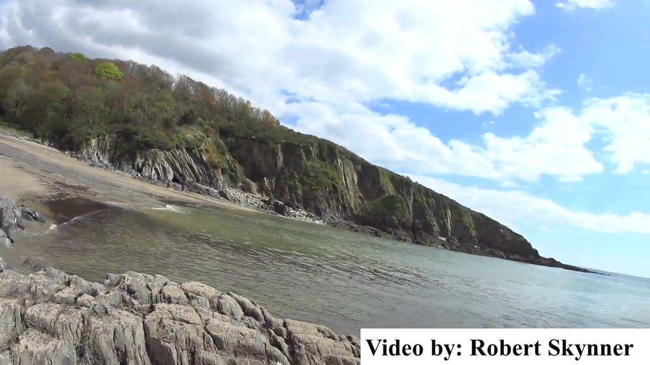 An ancient bathing pool at Menabilly near Fowey, Cornwall, UK