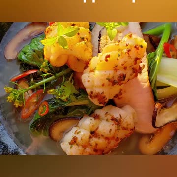 Hoisin and Ginger Pork, Salt and Pepper Squid