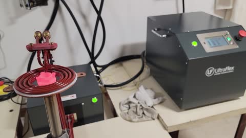 Ultra-Flex RF Induction Braze Unit First Test