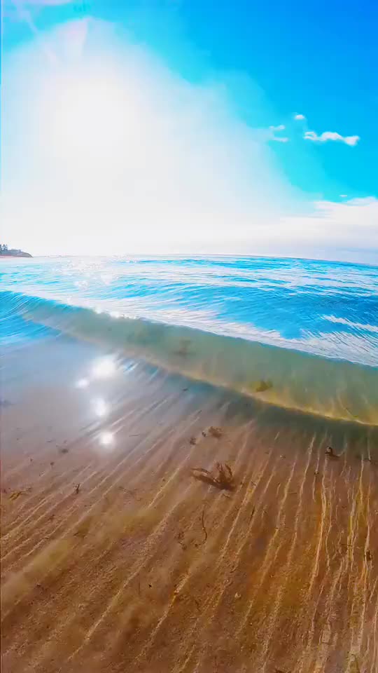 Sea waves beautiful view