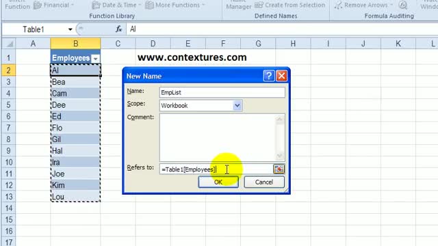 Make a Cell Drop Down List in Excel