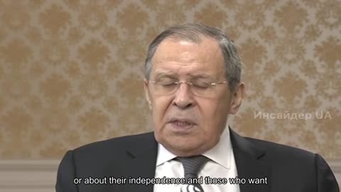 Lavrov, announcing