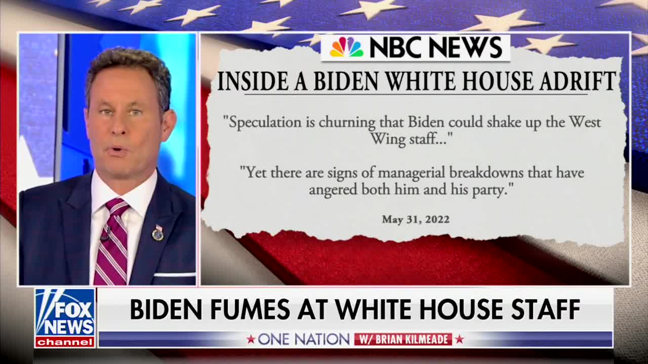 REPORT: White House in Disarray, Biden Lashing Out at Staff