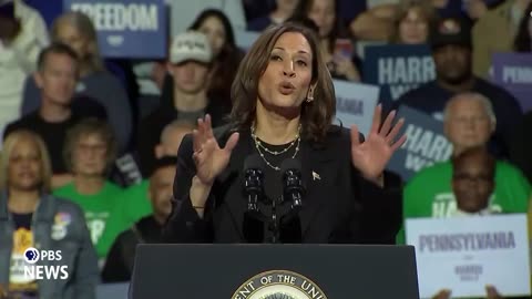 Kamala Harris just told a crowd in PA that Trump will put them in camps