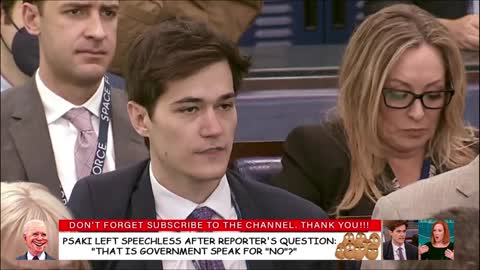 Psaki Left SPEECHLESS After Reporter's Question: "That is government speak for "no"?"