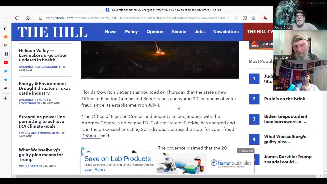 EP. 113 Ukraine False Flag, Desantis Charges 20 for Election Fraud, AntiChrist?