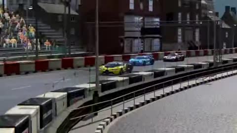 Amazing Sport Car Race In Circuit