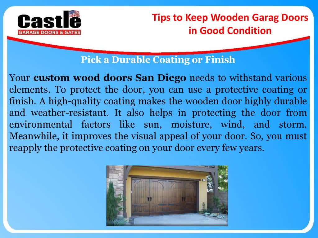 Tips to Keep Wooden Garage Doors in Good Condition