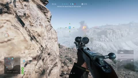 A lucky day sniping on Battlefield V