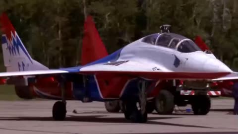 Russian pilots on training