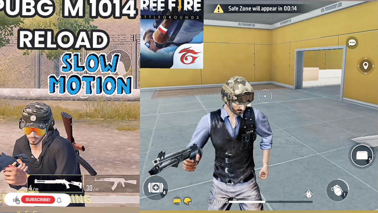 PUBG VS FREE FIRE FUNNY COMPARISON🤣🤣