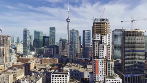 Toronto from a drone