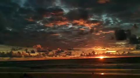 evening beach view