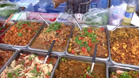 😍Food Street Night Market In BANGKOK Thailand😍