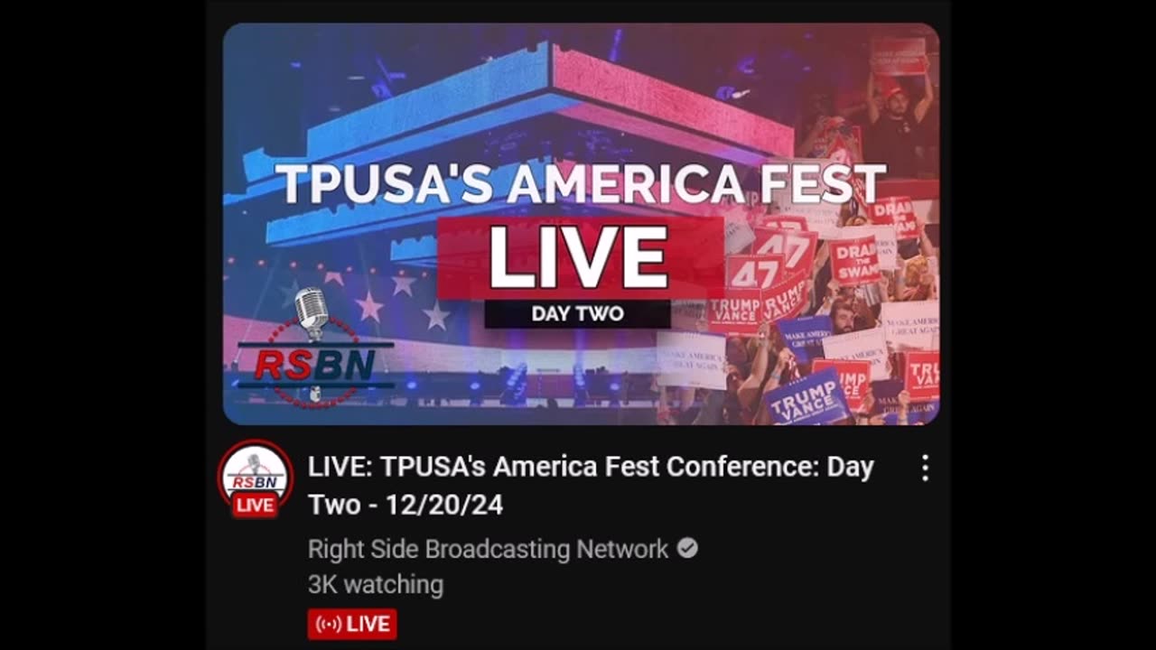 LIVE: TPUSA's America Fest Conference: Day Two - 12/20/24