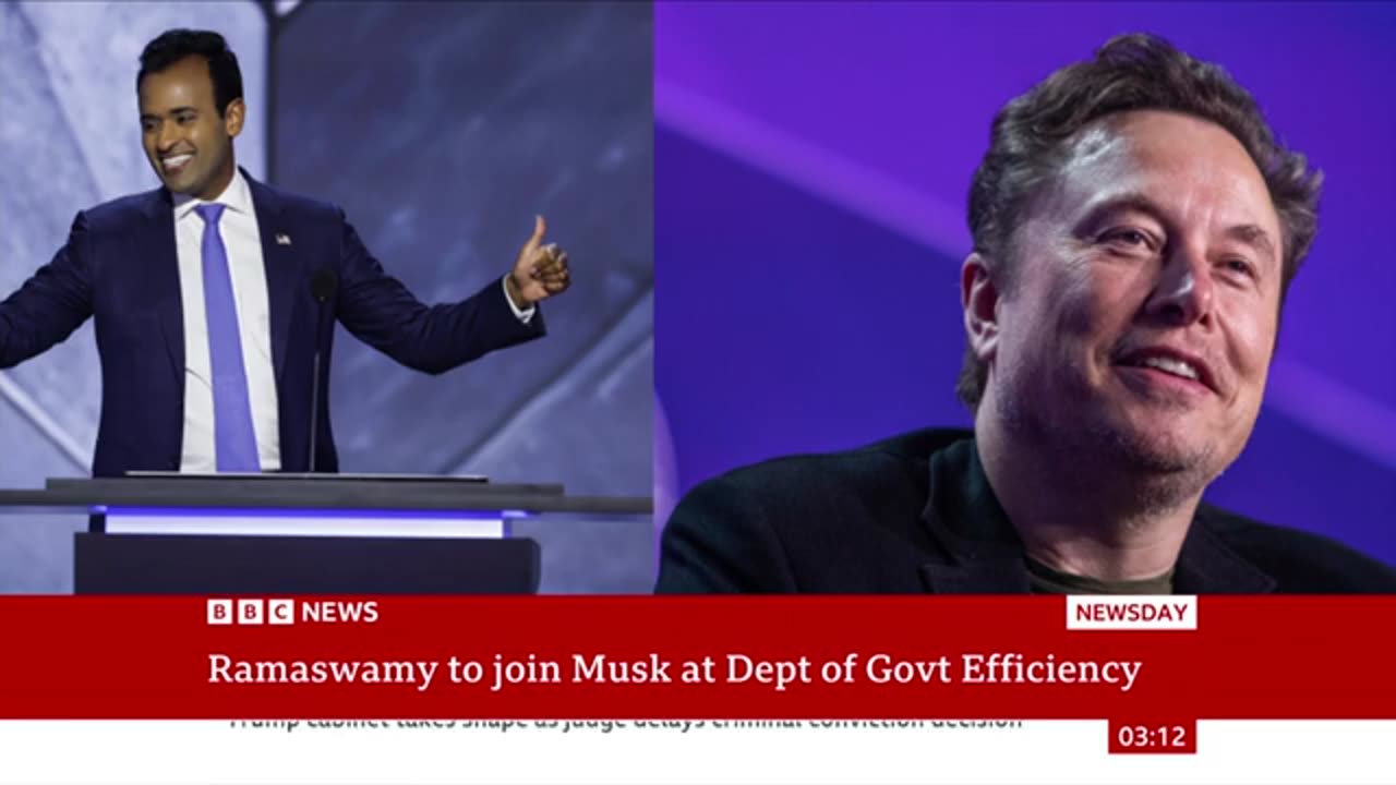 Donald Trump picks Elon Musk to lead a Department of Government Efficiency | BBC News hub