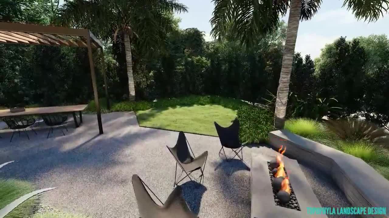 Carmichael Residence Landscape Design Animation