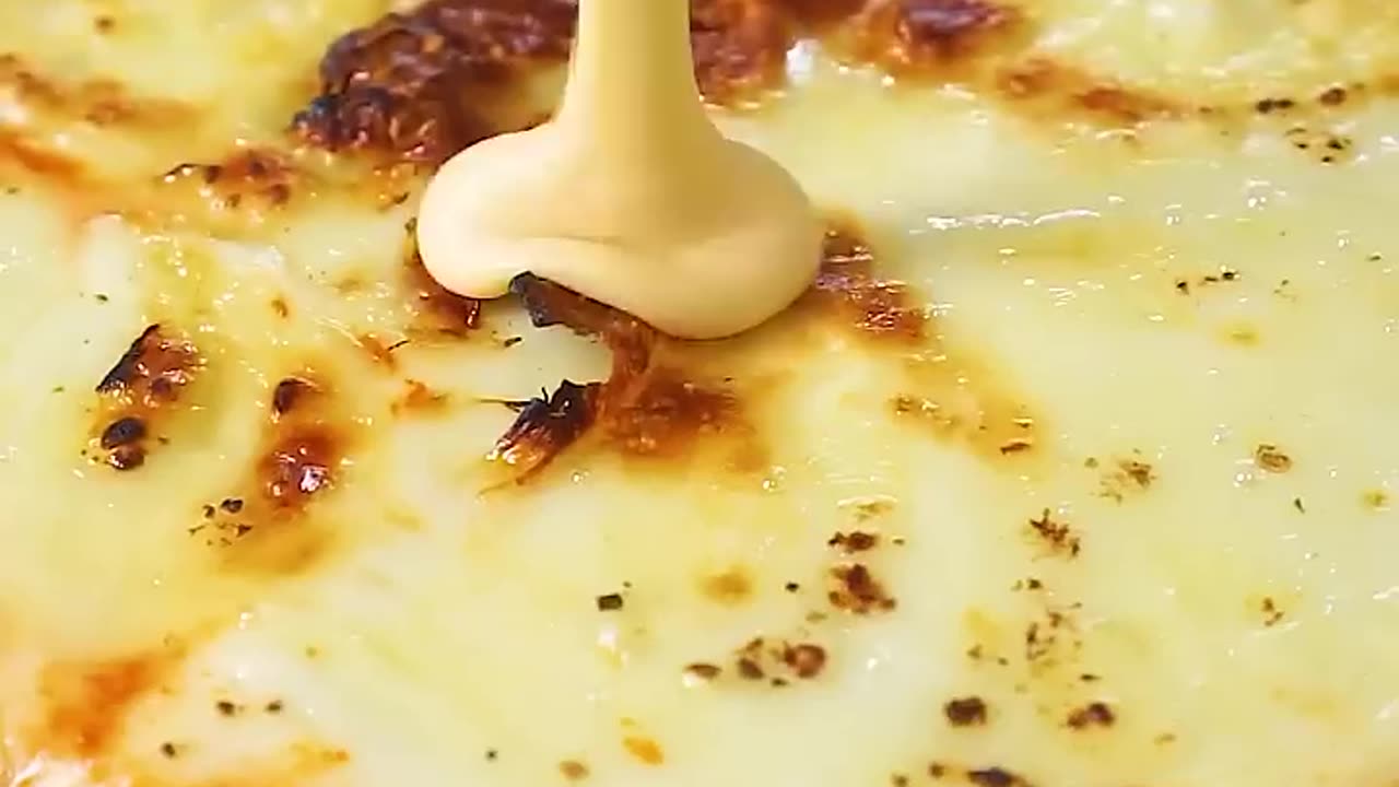 Tortilla Cheese Pizza ASMR