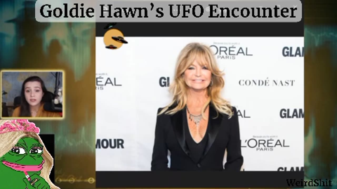 WEEKLY STRANGE NEWS ~76~UFOs PARANORMAL~MYSTERIOUS UNIVERSE~GOLDIE HAWN’S UFO ENCOUNTER