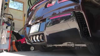 Corvette C7 Z06 M7 Black Rose GOPRO 3 test