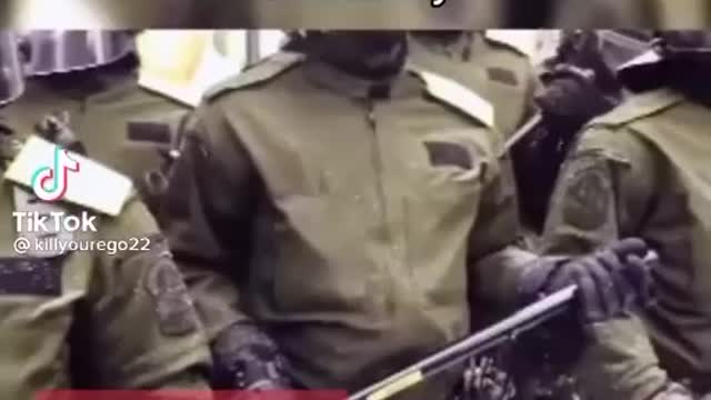 UN Police shutdown Ottawa Truckers.