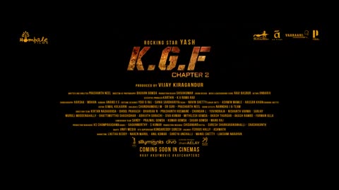 K.G.F CHAPTER 2 TEASER IS OUT SOON IT WILL BE IN THEATRE