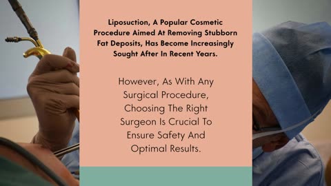 Liposuction Surgeon